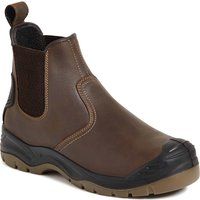 Apache AP71 Safety Dealer Boots Brown Size 5