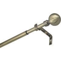 Renaissance Antique Brass Curtain Pole 19/16mm x 120-210cm (319CK)