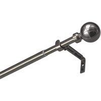 Renaissance Black Nickel Curtain Pole 19/16mm x 160-300cm (990CK)