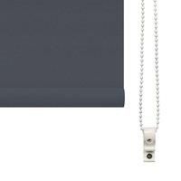 Renaissance Slate Grey Blackout Roller Blind - 900 x 1600mm
