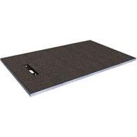 Wickes Linear 30mm Wetroom Shower Tray with End Drain Level Access - 1600 X 900mm