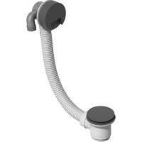 Wickes Bath Filler & Click Waste - Matt Black