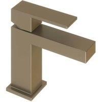 Ashton Single Lever Compact Mono Basin Mixer Tap - Brushed Nickel