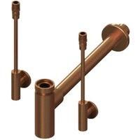 Wickes Professional Bottle Trap & Designer Isolation Valve Kit - Brushed Bronze