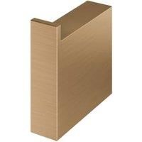 Wickes Square Robe Hook - Brushed Bronze