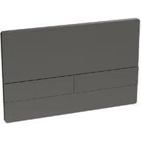 Wickes Flush Plate for Bathrooms - Matt Anthracite