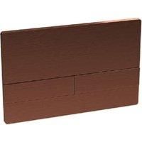 Wickes Flush Plate for Bathrooms - Brushed Bronze