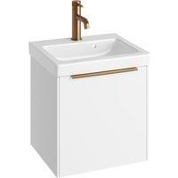 Abacus Concept Matt White S3 Vanity Unit & Basin - 450mm