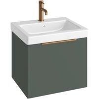 Abacus Concept Matt Green S3 Vanity Unit & Basin - 550mm