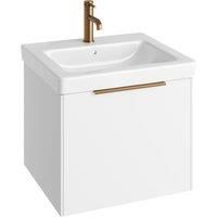 Abacus Concept Matt White S3 Vanity Unit & Basin - 600mm