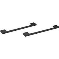 Abacus Concept Matt Black Bathroom Furniture Handle for Freestanding Unit - Pack of 2