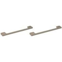 Abacus Concept Brushed Nickel Bathroom Furniture Handle for Freestanding Unit - Pack of 2