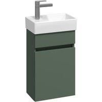 Abacus Concept Matt Green Compact S1 Vanity Unit & LH Basin - 360mm