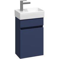 Abacus Concept Matt Blue Compact S1 Vanity Unit & LH Basin - 360mm