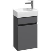 Abacus Concept Matt Grey Compact S1 Vanity Unit & RH Basin - 360mm