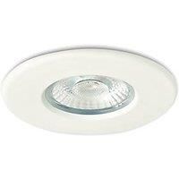 Collingwood H2 Lite 500 Fixed Fire Rated LED Downlight Matt White 5W 500lm (716KR)