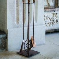 Ivyline Antique Copper Fire Set