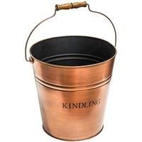 Ivyline Copper Kindling Bucket 30Cm