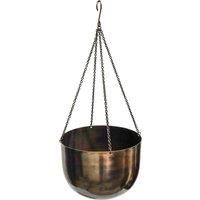 Ivyline Indoor Mayfair Mocha Hanging Planter - H21Cm X D30Cm