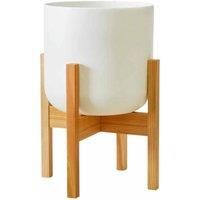 Lisbon Pot and Stand White, D26cm