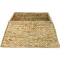 Water Hyacinth Foldable Square Tree Skirt 60cm Natural