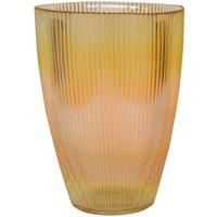 Ivyline Amber Ribbed Tall Vase