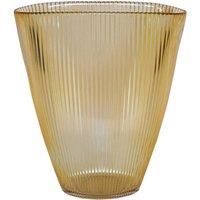 Ivyline Amber Ribbed Vase