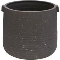 Ivyline Aurora Terrazzo Handle Planter Slate H21cm D22cm