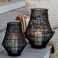 Ivyline Portofino Curve Wirework Lantern H30cm W23cm