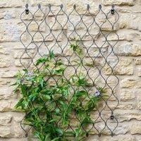 Ivyline Outdoor Honeycomb Trellis Zinc H84cm W62cm