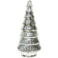 Juniper Silver Glass Tree H41cm W18cm