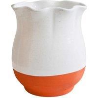 Ivyline Moreton Ivory Scalloped Vase H30cm