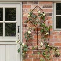 Ivyline Outdoor Leaf Trellis Bronze H100cm W80cm