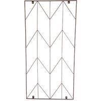 Ivyline Outdoor Herringbone Trellis Bronze H120cm W60cm