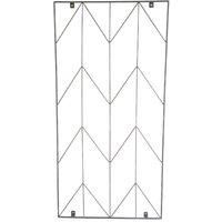 Ivyline Outdoor Herringbone Trellis Zinc H120cm W60cm