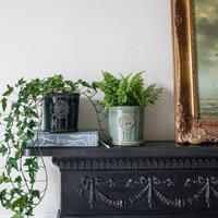 Ivyline - Kew Reactive Glaze Emerald Planter