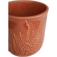Kew Embossed Fern Plant Pot