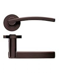 Siena Door Lever - Screw On Rose - Etna Bronze