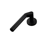 Stanza Venus Lever on Round Rose Black Finish