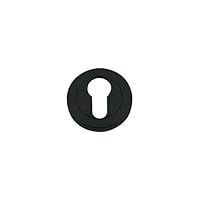 Stanza Escutcheon Euro-Profile (50mm Dia.) Black
