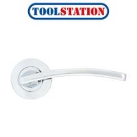 Stanza Toledo on Rose Door Handles Polished Chrome