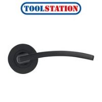 Stanza Toledo on Rose Door Handles Matt Black