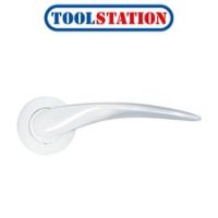 Stanza Merida on Rose Door Handles Polished Chrome