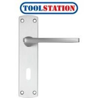 Zoo Leon Door Handles Satin Lock