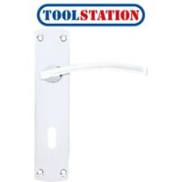 Stanza Toledo Door Handles Polished Lock