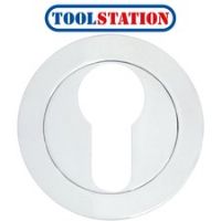 Zoo Euro Profile Escutcheon Polished Chrome