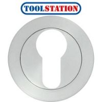 Zoo Euro Profile Escutcheon Satin Chrome