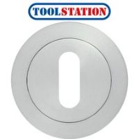 Zoo Std Profile Escutcheon Satin Chrome