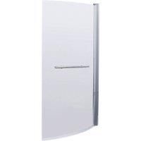 Nuie B-Shaped Shower Bath Screen Rail 1435mm High x 850-870mm Wide 6mm