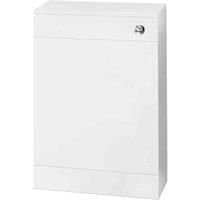 500mm Back To Wall Toilet WC Unit Bathroom Cloakroom Pan BTW + Concealed Cistern